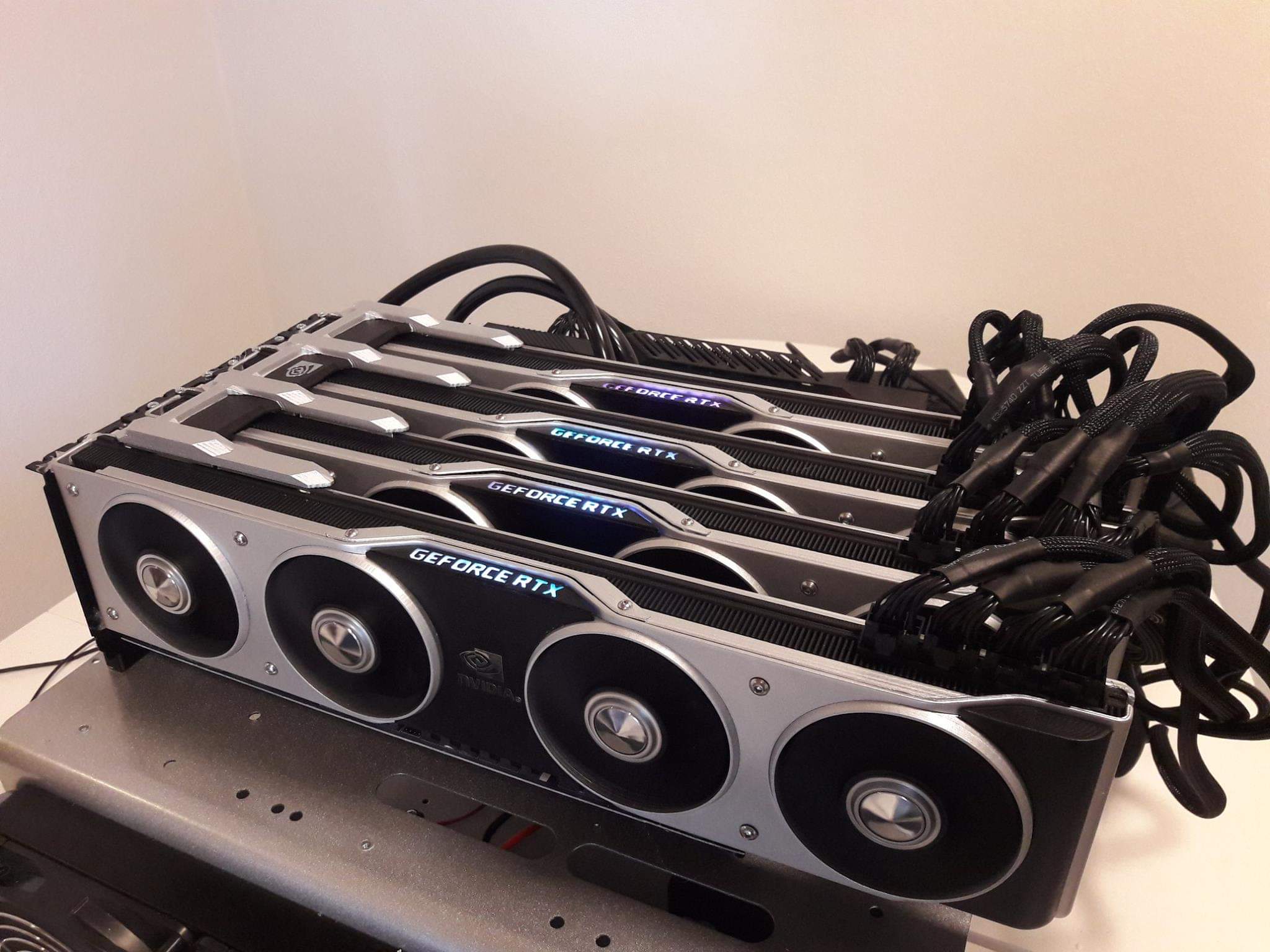 RTX 2090 8-Way SLI – Captain's Workspace